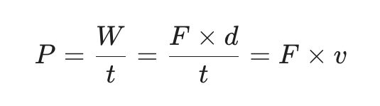 فرمول توان - اسب بخار