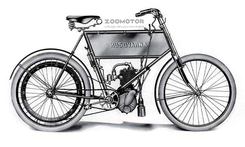 Husqvarna motorized bicycles in 1903